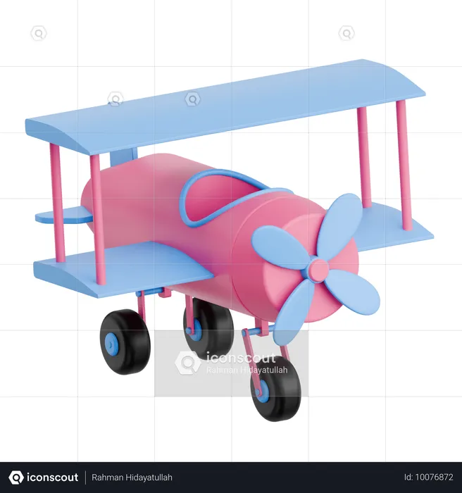 Flugzeug  3D Icon