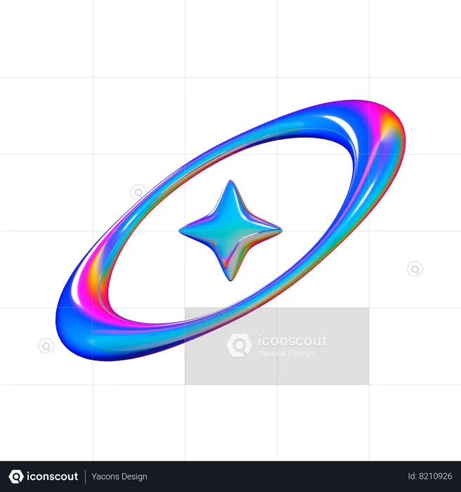 Fluid Star 2  3D Icon