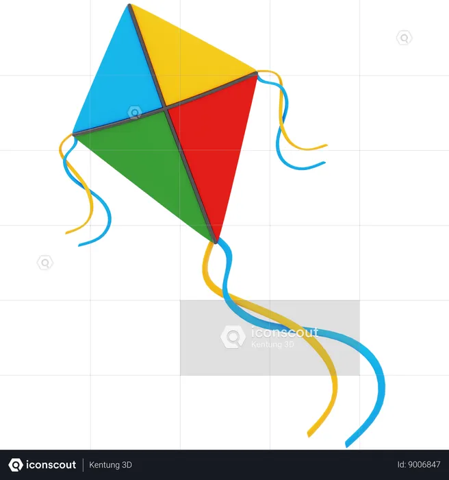 Fly Kites  3D Icon