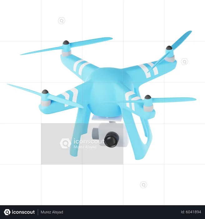 Flying Camera  3D Icon