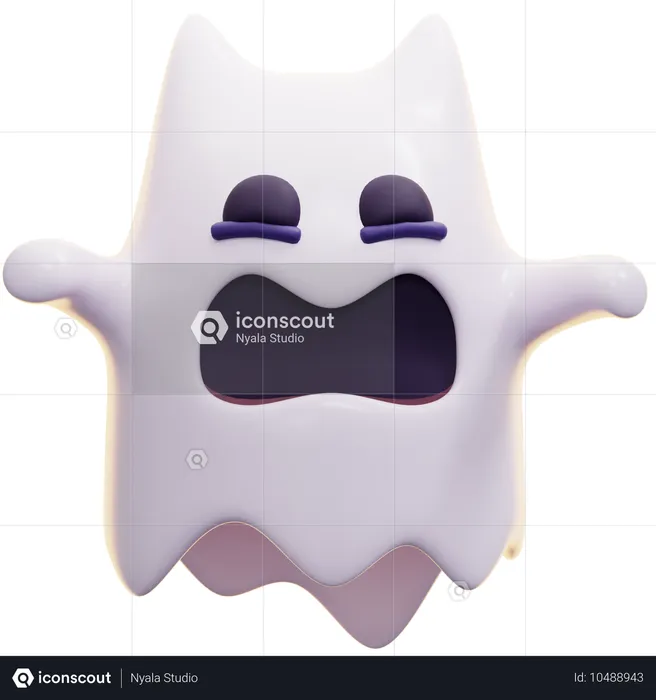 Flying Ghost  3D Icon