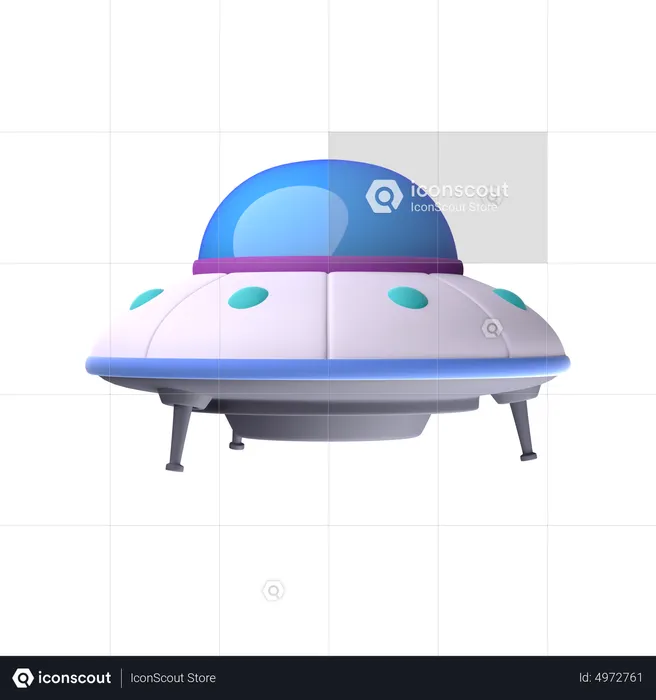 Flying Saucer  3D Icon