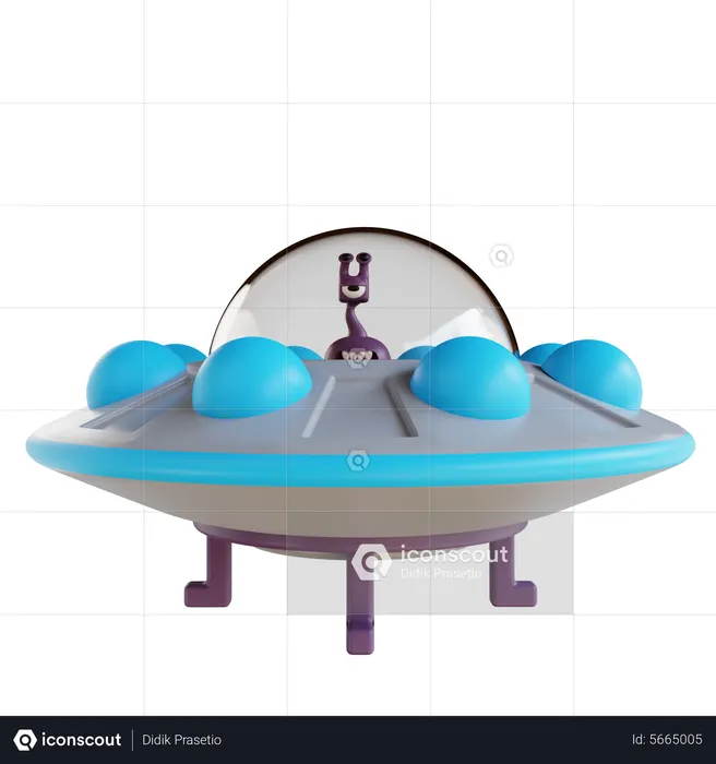 Flying Saucer  3D Icon
