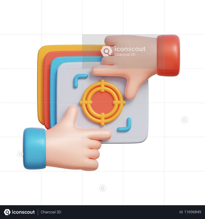 Focus  3D Icon
