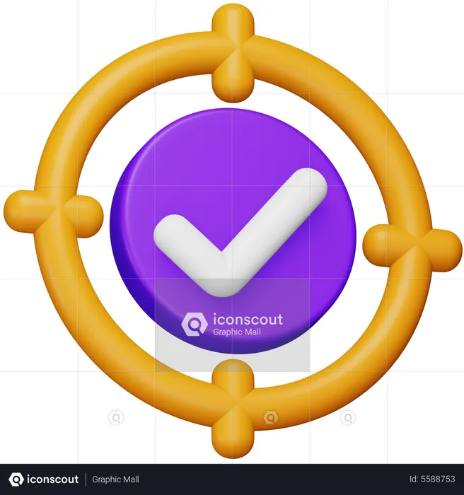 Focus On Tasks  3D Icon