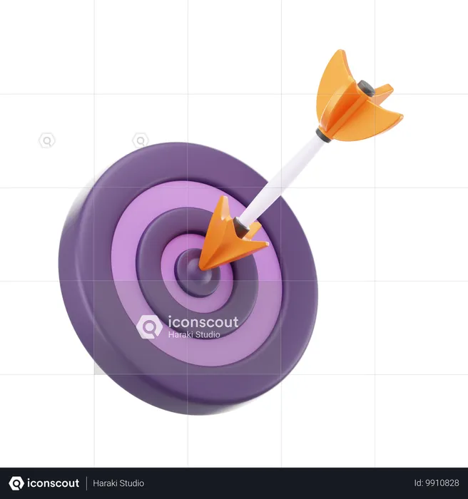 Focus Target  3D Icon