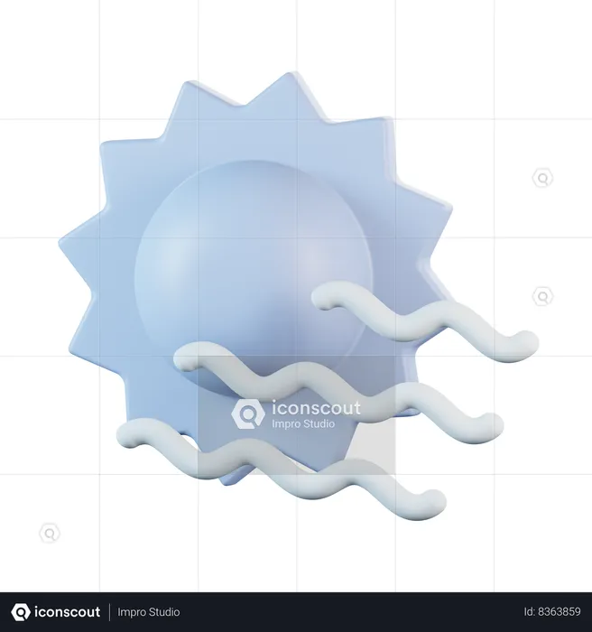 Foggy  3D Icon