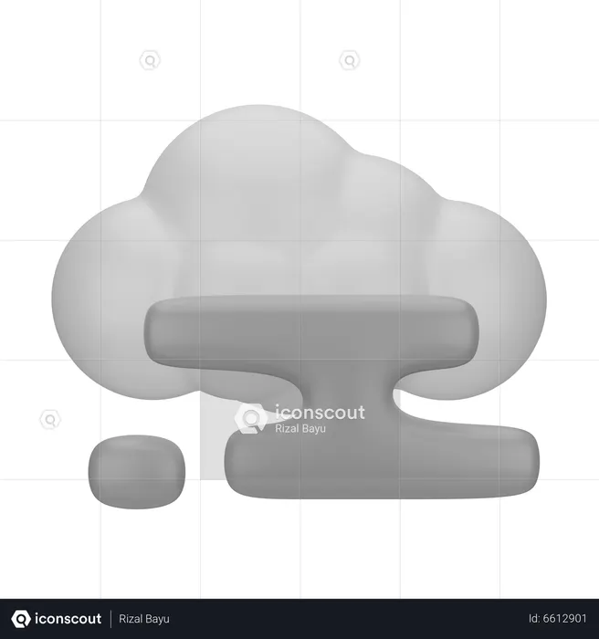 Foggy  3D Icon