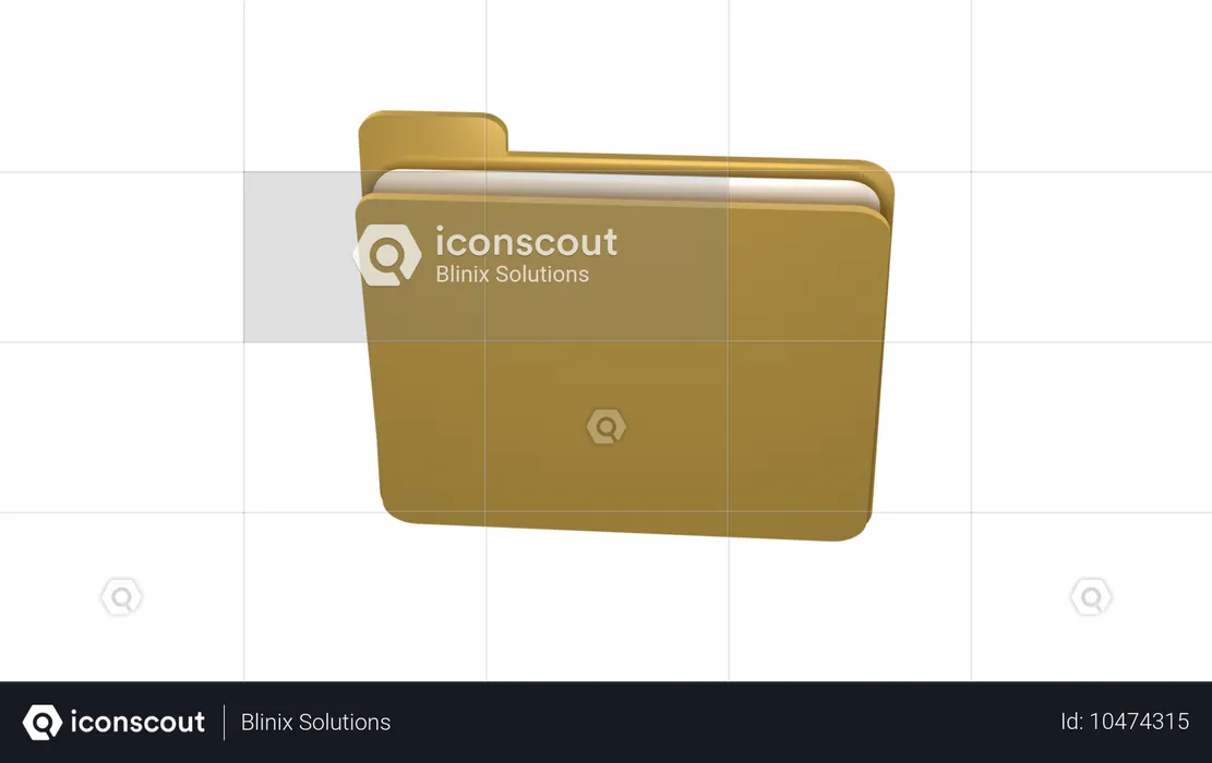 폴더  3D Icon