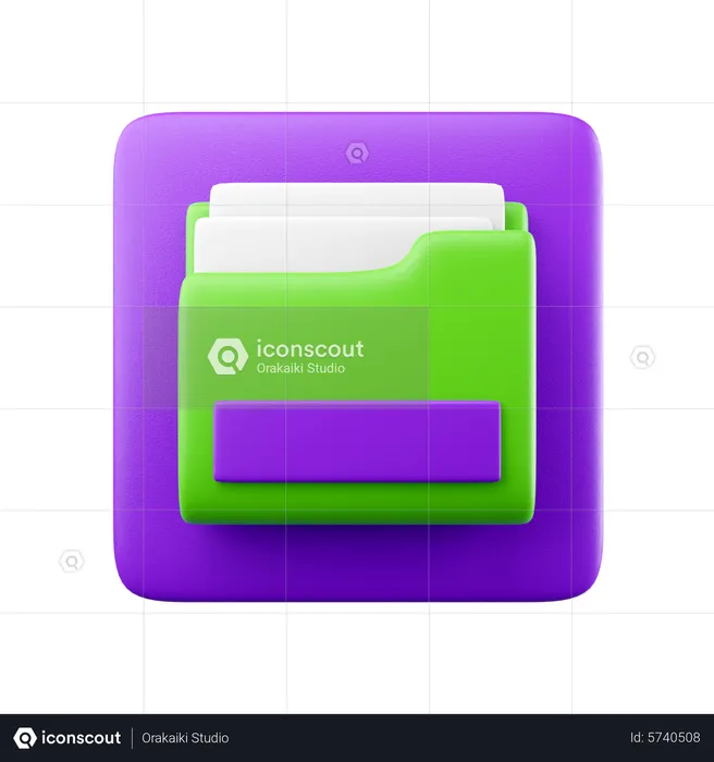 Folder  3D Icon