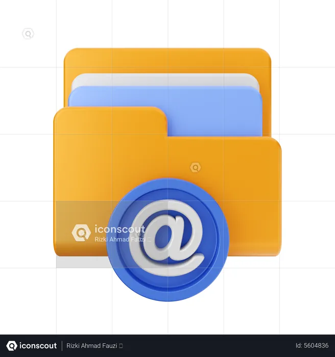 Folder address  3D Icon