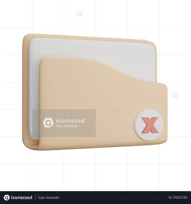 Folder close  3D Icon