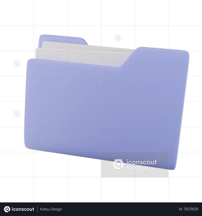 Folder File 3D Icon  3D Icon