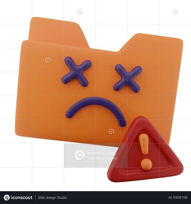 Folder Not Found  3D Icon