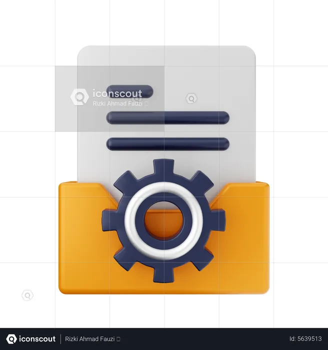 Folder Setting  3D Icon