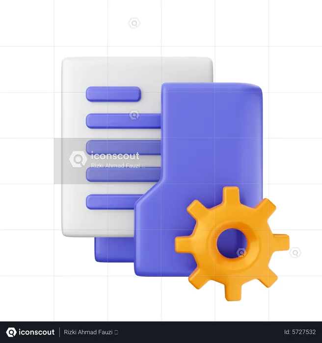 Folder Setting  3D Icon