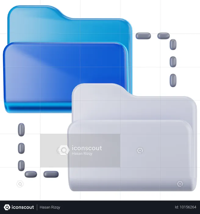 Folder Sync  3D Icon
