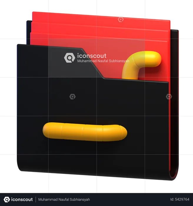 Folder Worm  3D Icon