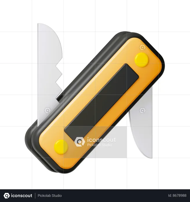 Folding knife  3D Icon