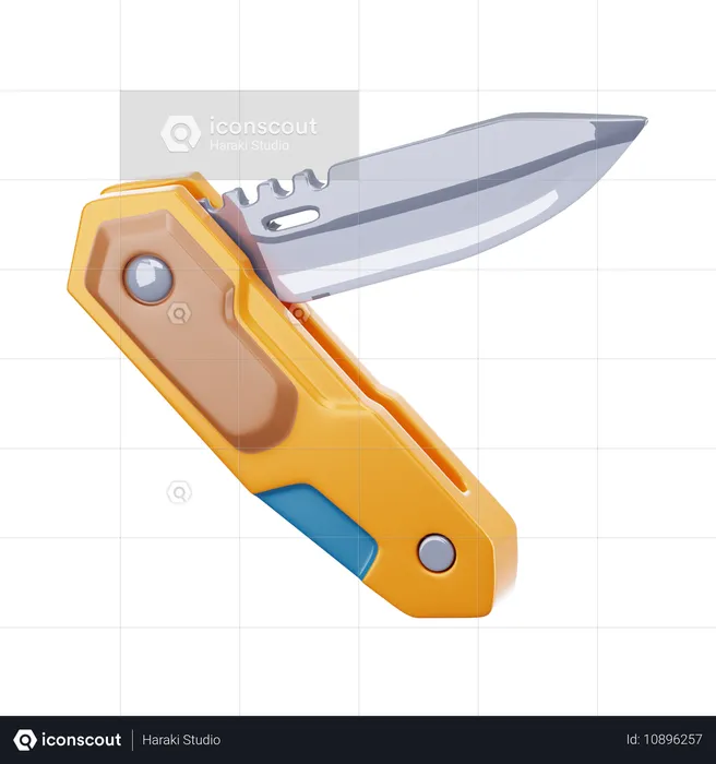 Folding Knife  3D Icon