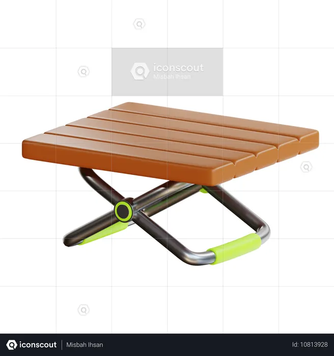 Folding Table  3D Icon