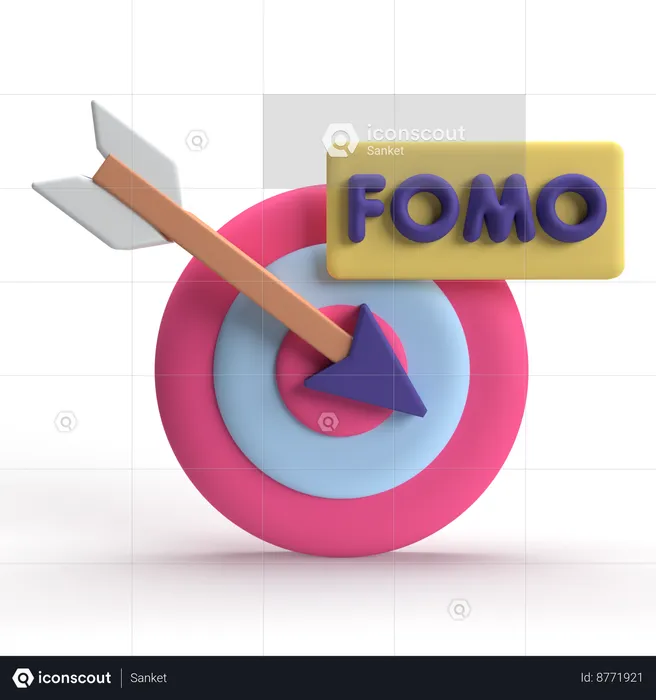 Fomo  3D Icon