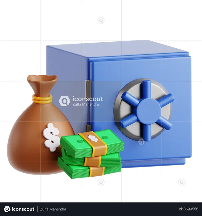 Fondo de inversión  3D Icon