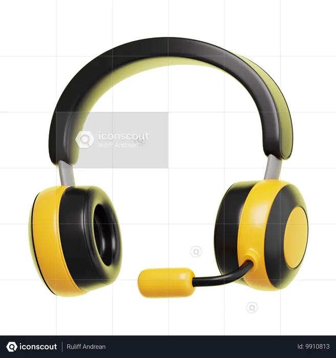 Fone de ouvido  3D Icon