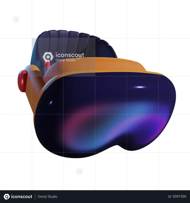 Fone de ouvido de realidade aumentada  3D Icon