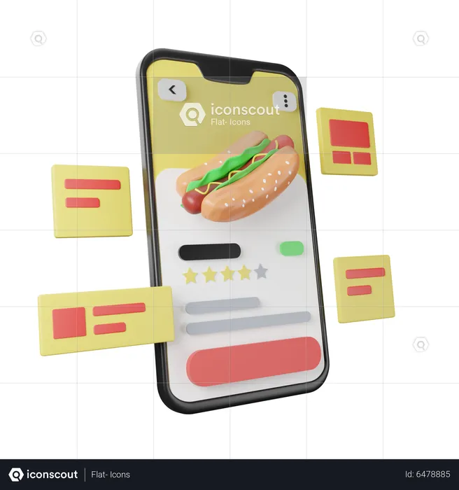 Food App  3D Icon