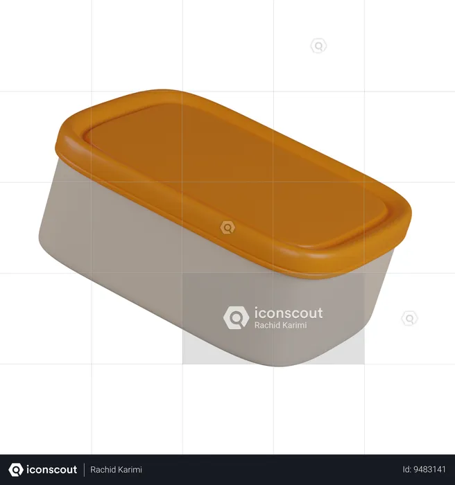 Food box  3D Icon