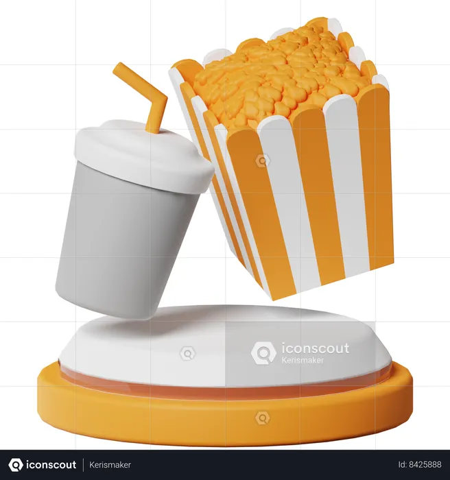 Food Cinema  3D Icon