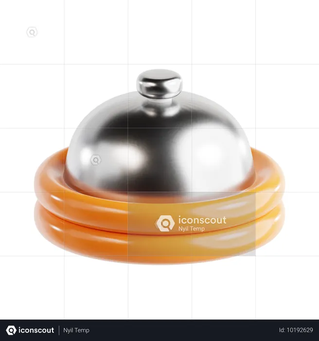 Food Cloche  3D Icon