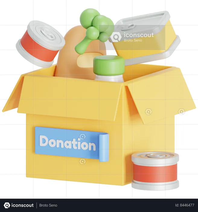 Food donation  3D Icon