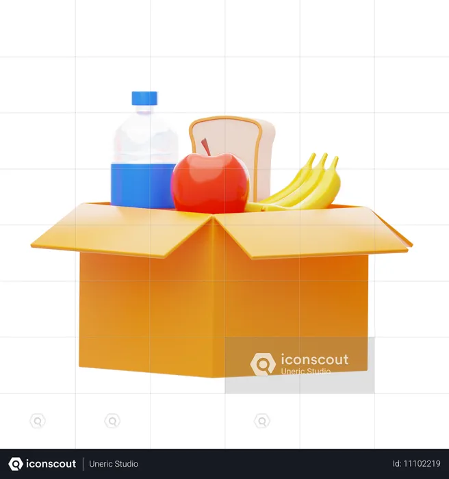 Food donation  3D Icon