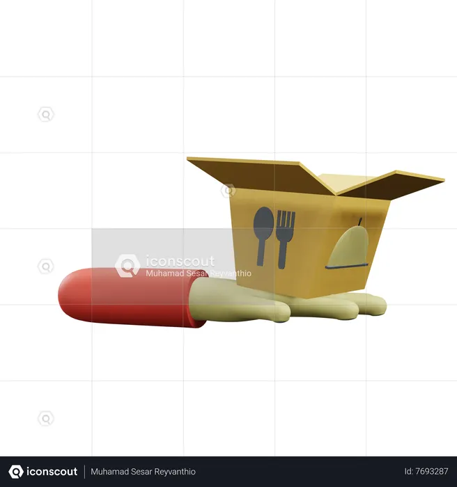 Food Pack  3D Icon