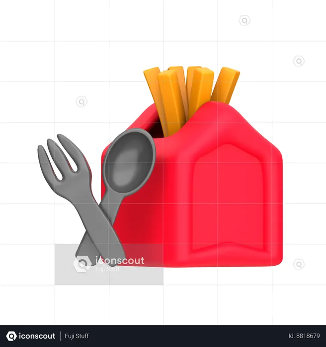 Food Pack  3D Icon