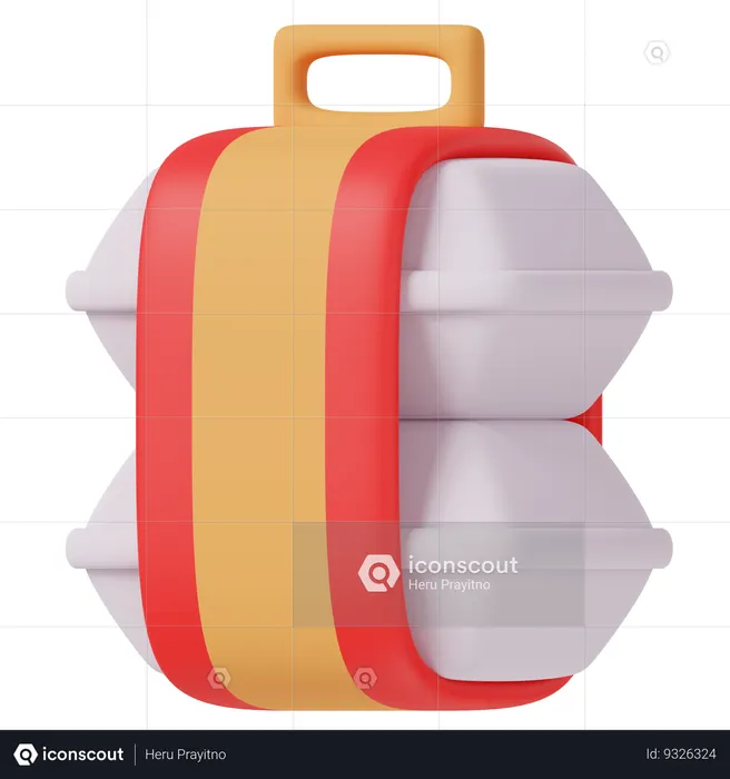 Food Package  3D Icon