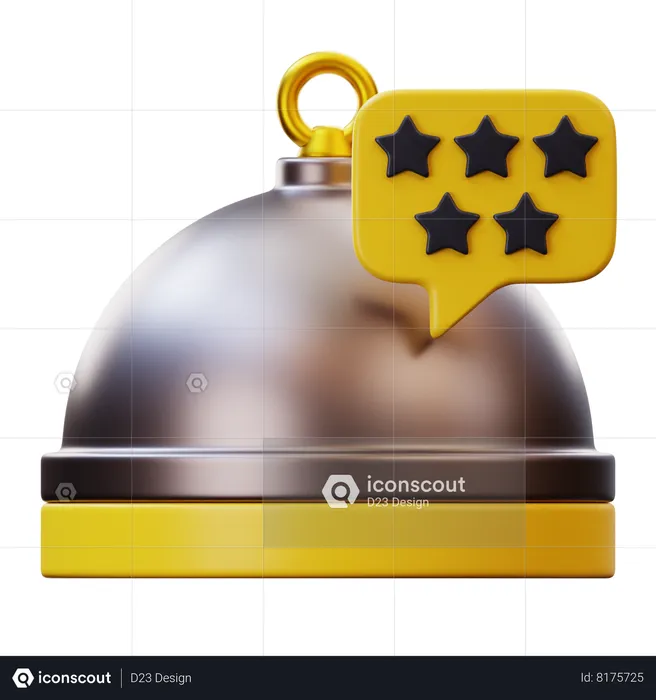 Food Rating  3D Icon