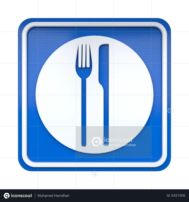 Food Sign  3D Icon