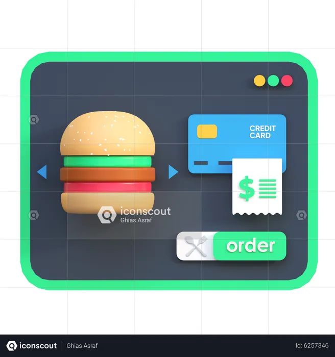 Food Web Order Online  3D Icon
