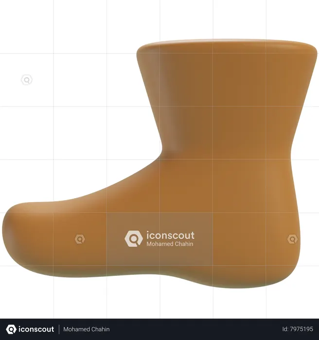 Foot  3D Icon