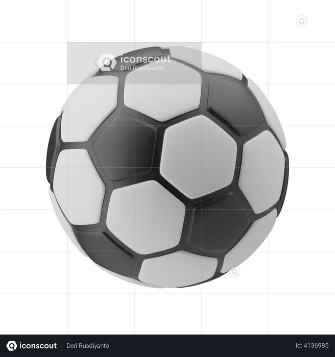 Foot Ball  3D Illustration