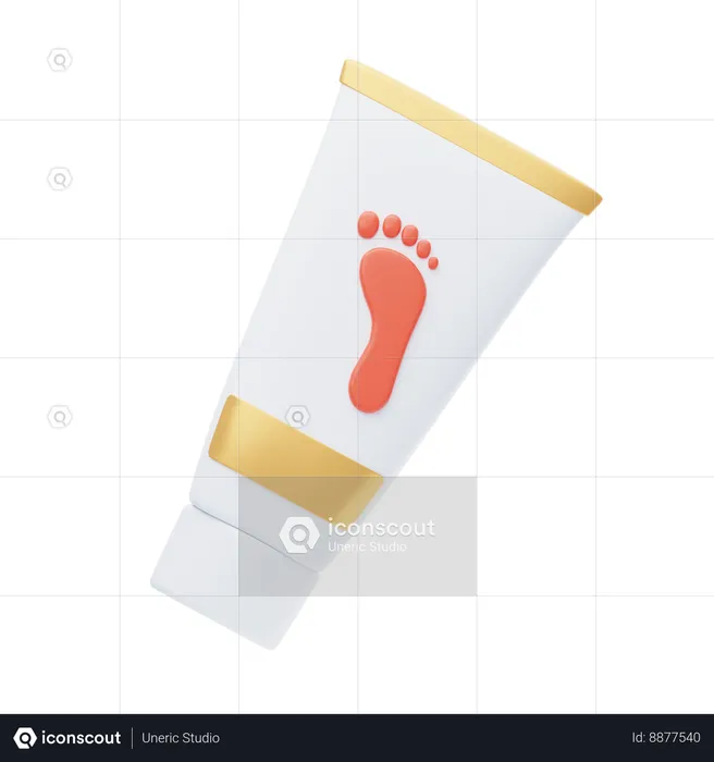Foot Cream  3D Icon