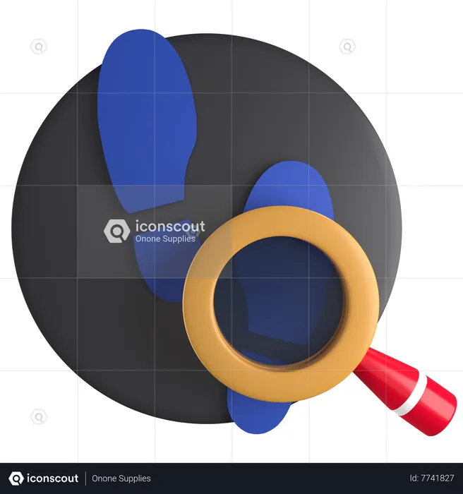 Foot Investigation  3D Icon