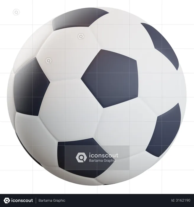 Football  3D Illustration