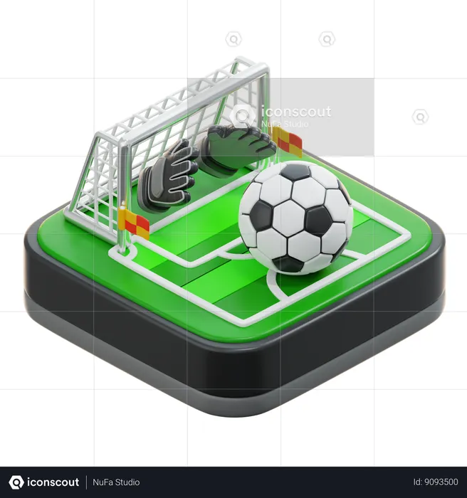 Football  3D Icon