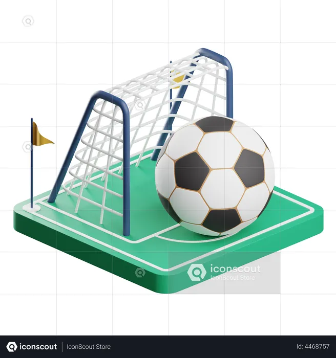 Football  3D Icon