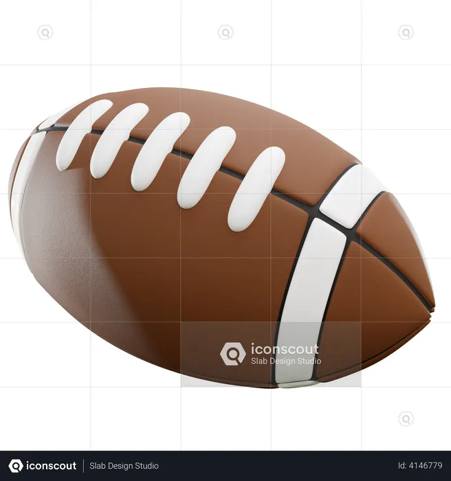 Football  3D Illustration