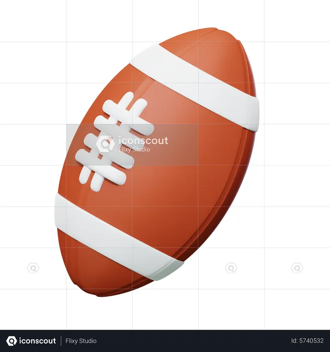 Football américain  3D Icon